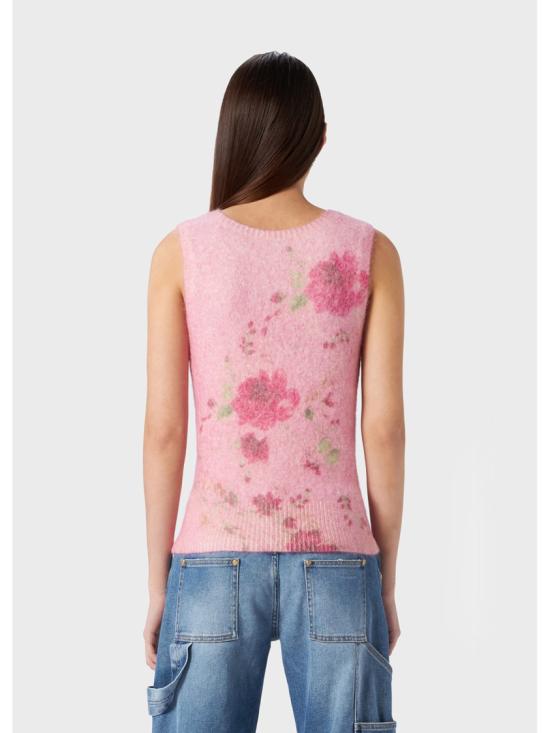 25FW 블루마린 긴팔 티셔츠 2M496A Pink - BLUMARINE