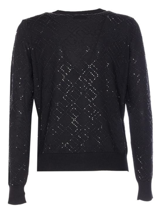 25FW 엘리자베타프랜치 가디건 MK26B56E2 Black - ELISABETTA FRANCHI