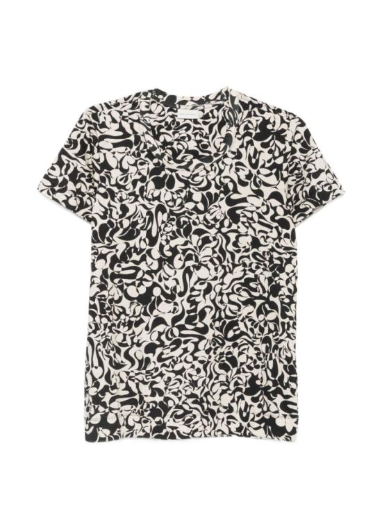 26SS 드리스 반 노튼 반팔 티셔츠 261 021104 3601 900 Black