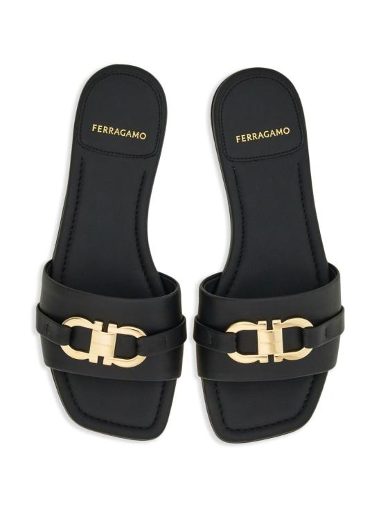  살바토레 페라가모 뮬/슬리퍼 0769636 Black - SALVATORE FERRAGAMO