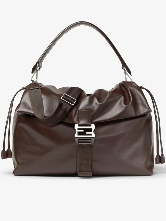  펜디 플럭스 맥시 메신저 7VA665 AV8B Grey - FENDI