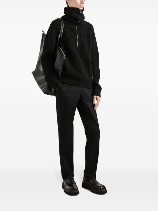  돌체앤가바나 집업 니트 GXW42T JCVWK Black - DOLCE & GABBANA