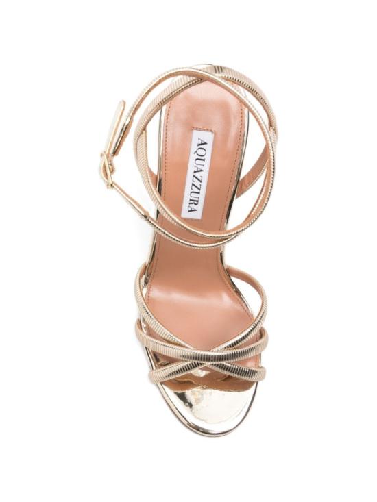 26SS 아쿠아주라 샌들 HTWHIGS0 SSY SOG Gold - AQUAZZURA