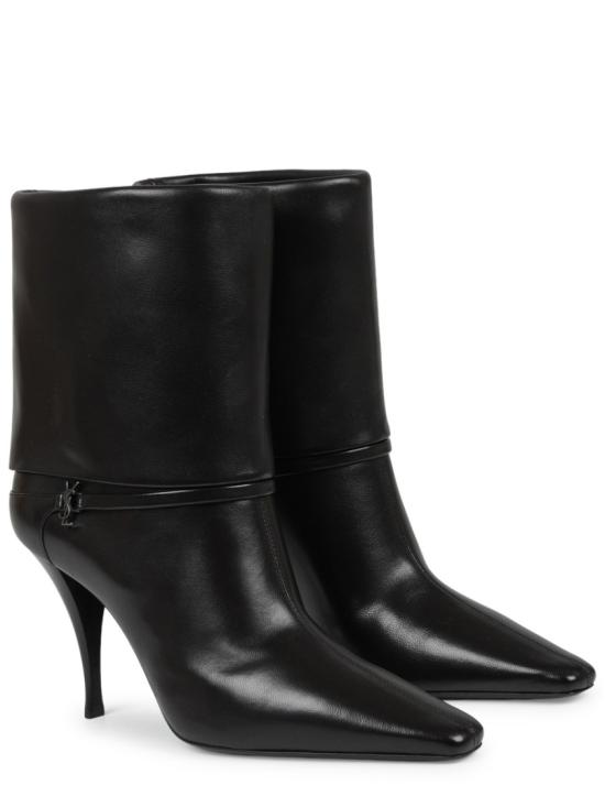  생로랑 니키 스무스 레더 부츠 801393 AADV22245 Black - SAINT LAURENT