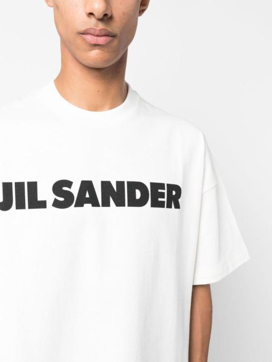  질샌더 반팔 티셔츠 J21GC0001 J45148 White - JIL SANDER