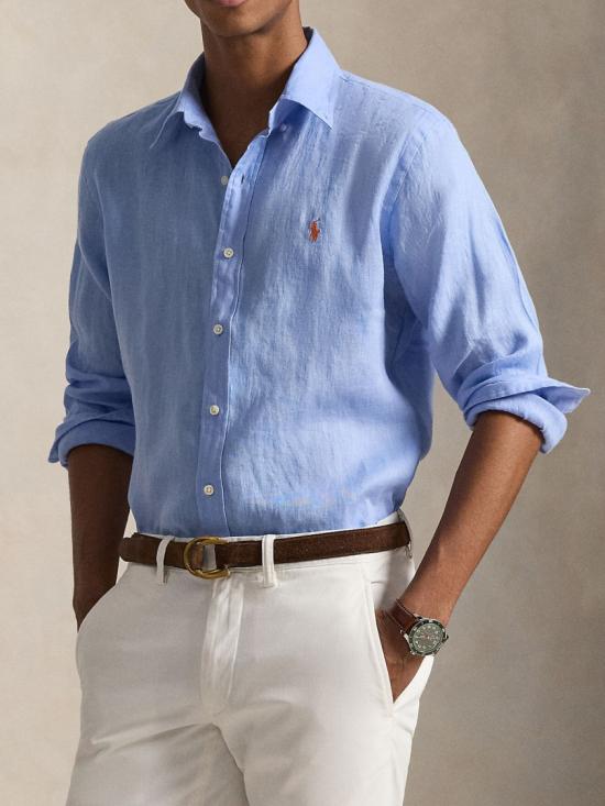 26SS 폴로 랄프로렌 긴팔 셔츠 710 968915 Blue - POLO RALPH LAUREN
