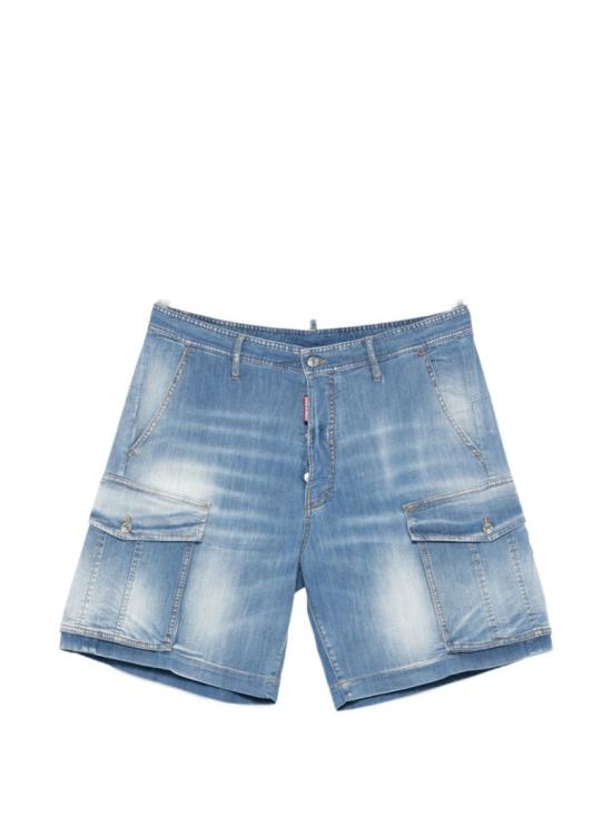 26SS 디스퀘어드2 데님 숏팬츠 S71MU0884 S30341 470 Blue