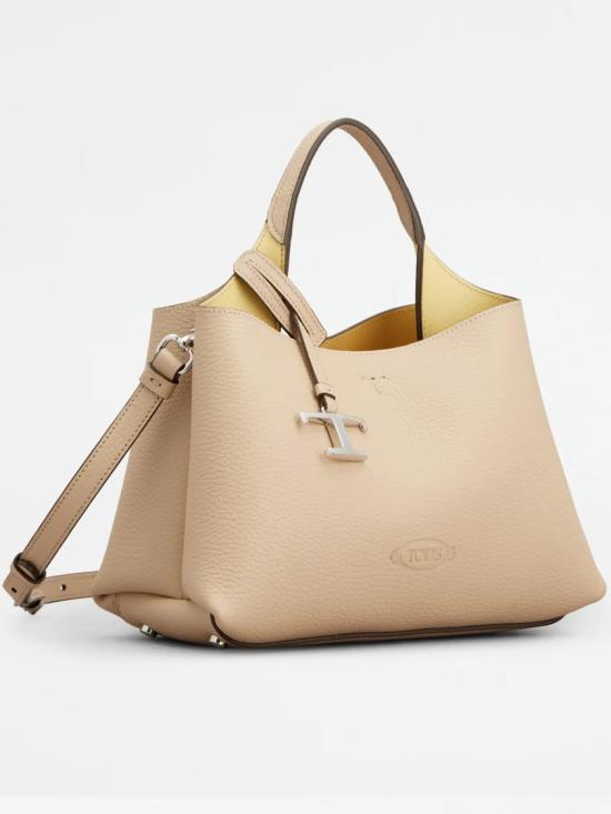 26SS 토즈 마이크로 토트백 XBWAPAEL000 QRI Neutrals - TODS