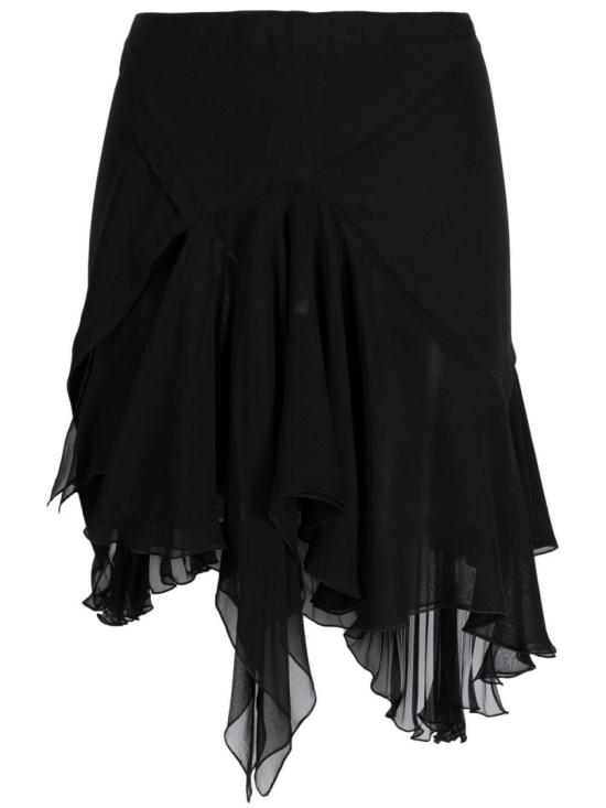  베르사체 미디 스커트 1007883 1A06582 Black