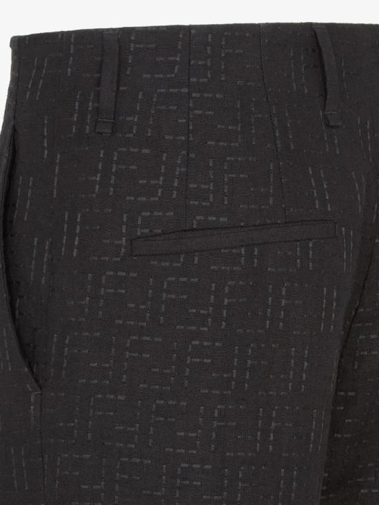  펜디 스트레이트 팬츠 FB1029 AU6Y Black - FENDI