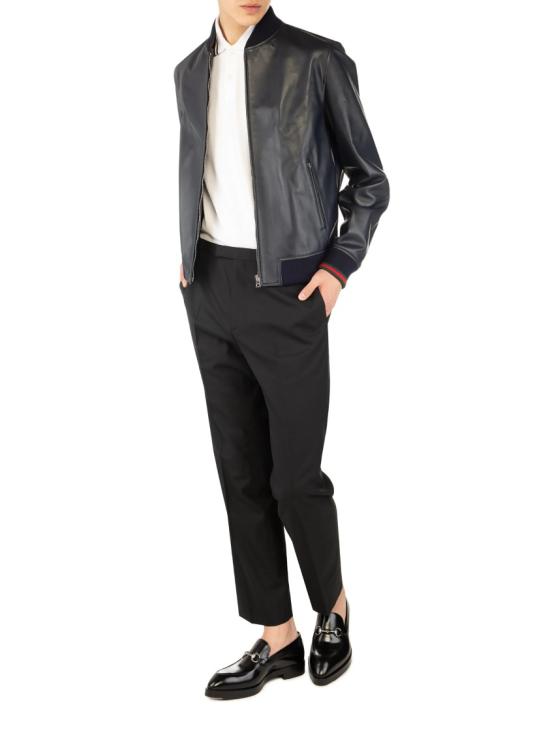 25FW 구찌 테일러드 트라우저 814299 Z7AOX Black - GUCCI