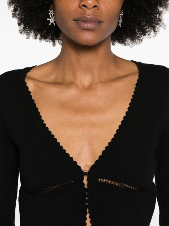25FW 블루마린 가디건 2M481A Black - BLUMARINE