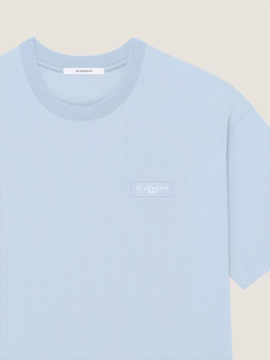 26FW 지방시 반팔 티셔츠 BM71NK3YSJ Blue - GIVENCHY