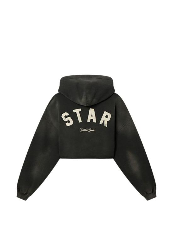 26SS 골든구스 후드 티셔츠 GWP02699 P002513 60666 Black - GOLDEN GOOSE