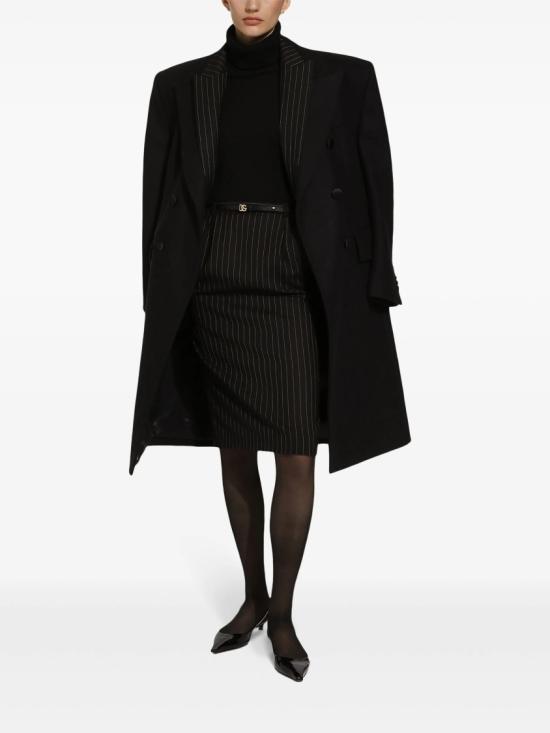  돌체앤가바나 캐시미어 터틀넥 스웨터 FXW20T JAWYQ Black - DOLCE & GABBANA
