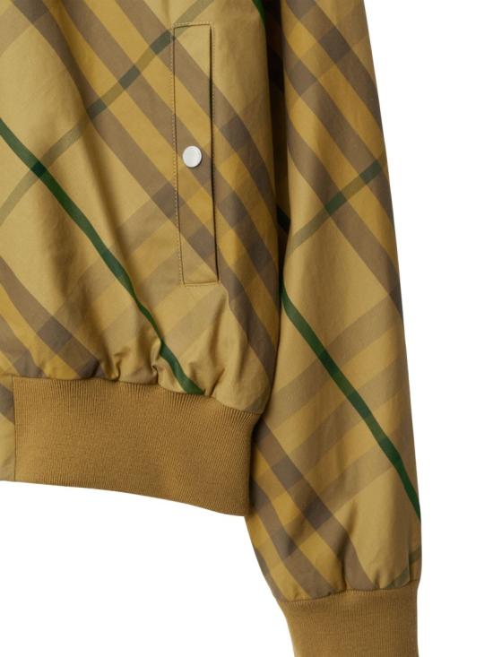  버버리 체크 봄버 자켓 8081418 Brown - BURBERRY
