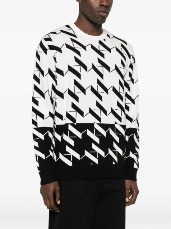 25FW 칼라거펠트 스웨터 65502255430998 White - KARL LAGERFELD