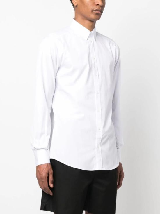  돌체앤가바나 마티니 코튼 셔츠 G5EJ1T FU5U8 White - DOLCE & GABBANA