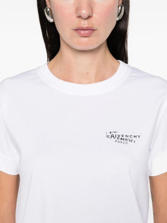 26SS 지방시 반팔 티셔츠 BW70FJP7A7 White - GIVENCHY