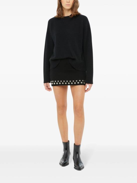 25FW 알라누이 숏 스커트 LWHL027E24KNI001 Black - ALANUI