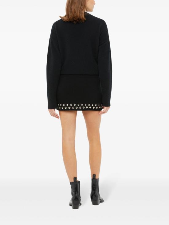 25FW 알라누이 숏 스커트 LWHL027E24KNI001 Black - ALANUI
