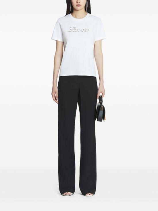 랑방 반팔 티셔츠 RW TS9030 J176 P25 White - LANVIN