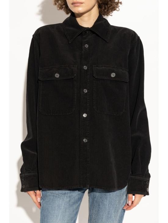  생로랑 긴팔 셔츠 795555 Y34SA Black - SAINT LAURENT