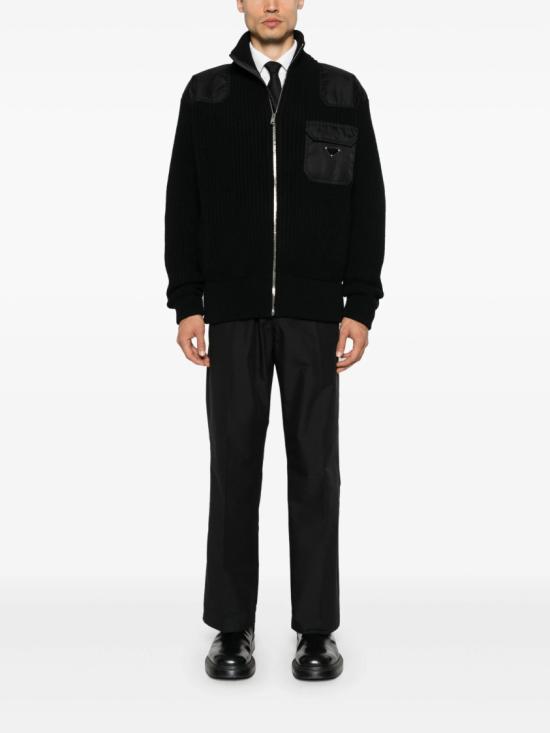  프라다 집업 니트 UMG335 145N Black - PRADA