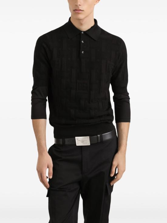  돌체앤가바나 폴로 티셔츠 GXZ02T JBSK5 Black - DOLCE & GABBANA
