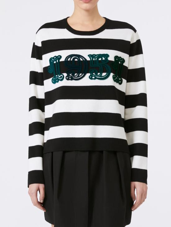 25FW 막스마라 VITERBO 버진울 스웨터 2521366091600 Black - MAX MARA