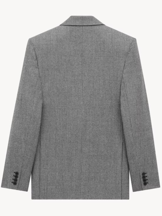  생로랑 수트 자켓 837196 Y5H54 Grey - SAINT LAURENT