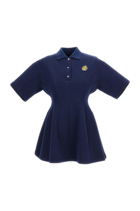 26SS Anrealage 미디 원피스 AZ261CC5089NAVY Blue
