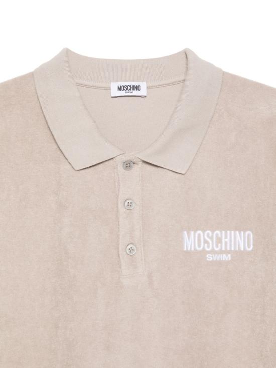 26SS 모스키노 폴로 티셔츠 A1602 9426 0515 Neutrals - MOSCHINO