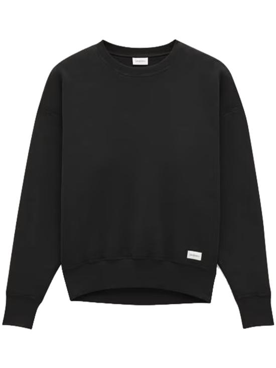  생로랑 오버사이즈 플리스 스웨트셔츠 799172 Y37WH Black