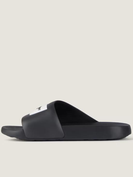  지방시 러버 라벨 슬라이드 뮬 BH302MH1XL Black - GIVENCHY