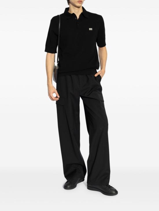  돌체앤가바나 스트레이트 팬츠 GP0L3T GI872 Black - DOLCE & GABBANA
