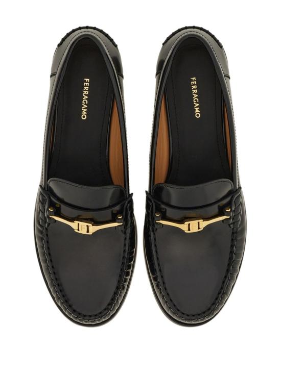  살바토레 페라가모 플랫 슈즈 0781010 Black - SALVATORE FERRAGAMO
