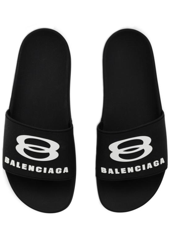  발렌시아가 풀 슬라이드 샌들 689031 W1SA61090 Black - BALENCIAGA