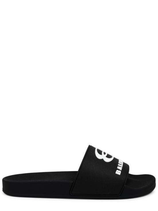  발렌시아가 풀 슬라이드 샌들 689031 W1SA61090 Black