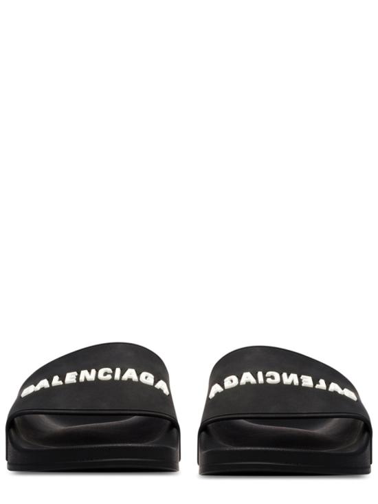  발렌시아가 풀 슬라이드 샌들 689031 W1SA61090 Black - BALENCIAGA