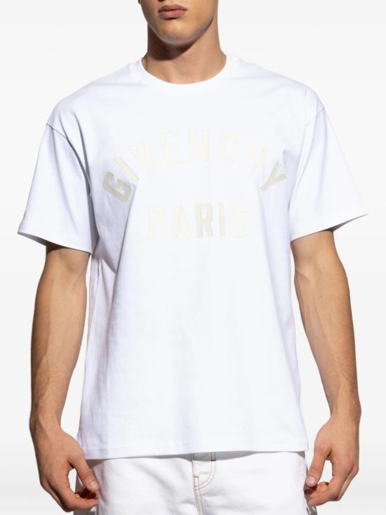 26SS 지방시 반팔 티셔츠 BM71NK3YRS White - GIVENCHY