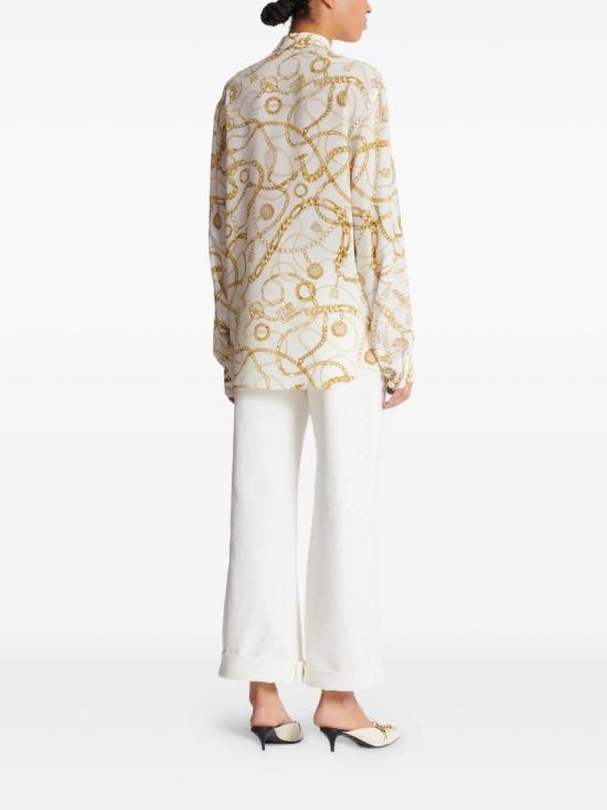 25FW 발망 블라우스 FF1HS435 SF00 Neutrals - BALMAIN