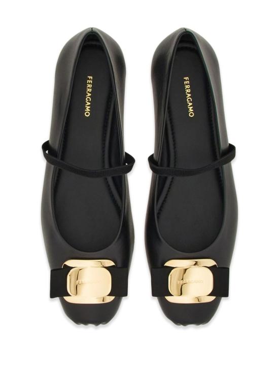  살바토레 페라가모 플랫 슈즈 0768868 Black - SALVATORE FERRAGAMO