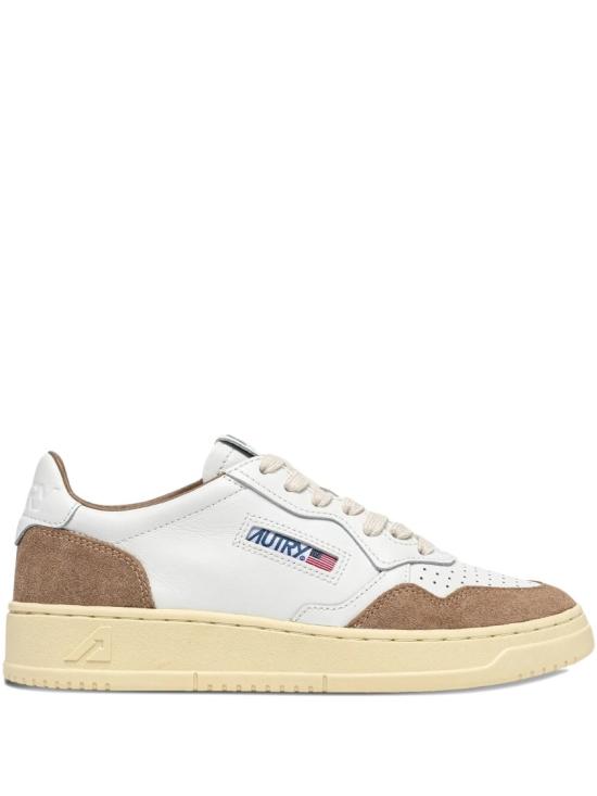 26SS 오트리 메달리스트 로우 레더 스니커즈 AULW FT02 Neutrals