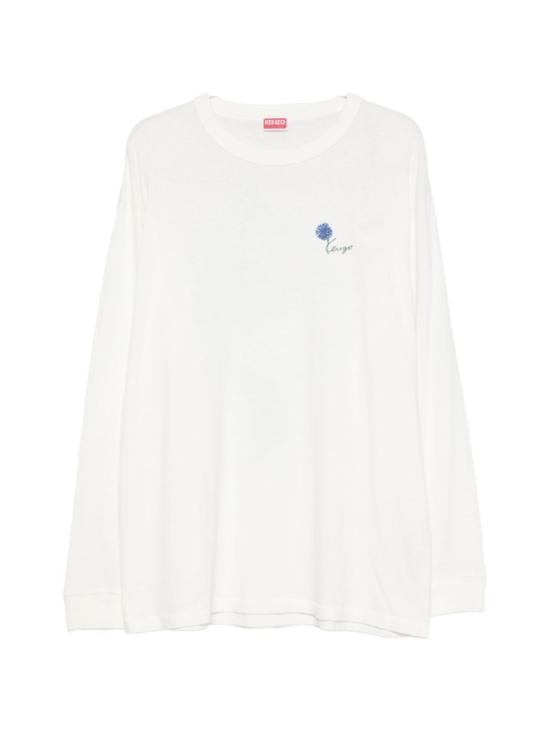 26FW 겐조 긴팔 티셔츠 FG65TL3634SK 02 White