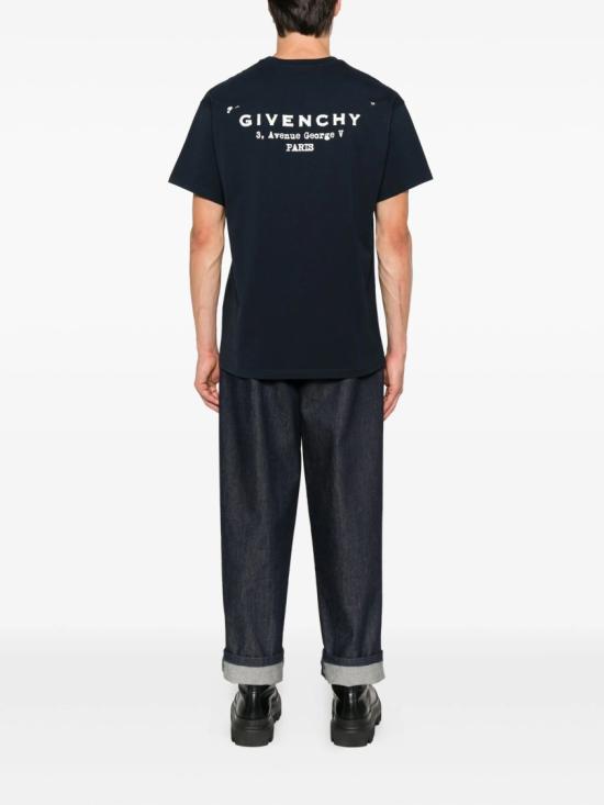  지방시 반팔 티셔츠 BM71NK3YRJ Black - GIVENCHY