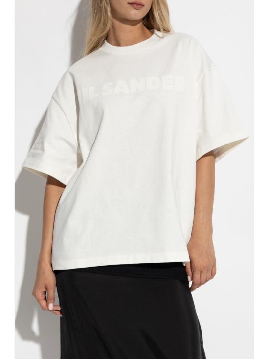  질샌더 반팔 티셔츠 J03GC0137 J20243 White - JIL SANDER