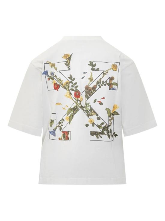 25FW 오프화이트 반팔 티셔츠 OWAA124F25JER001 White - OFF WHITE