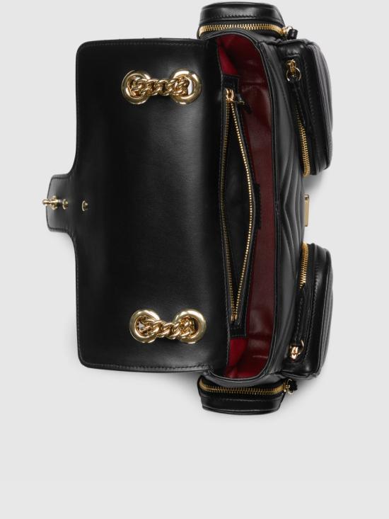  구찌 GG 마몽 스몰 멀티 포켓백 795228 AADPJ Black - GUCCI