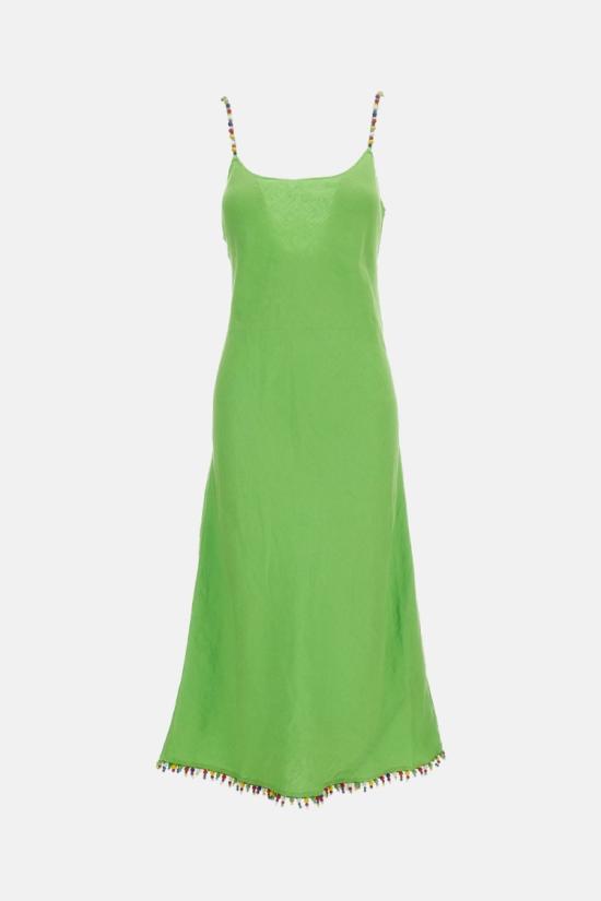26SS 폴로 랄프로렌 미디 원피스 211A12918001RIVIERAGREEN Green - POLO RALPH LAUREN